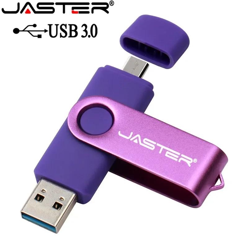 JASTER- USB 3.0 OTG  ̺ ݼ USB ÷ ̺, 8GB 16GB 32GB 64GB 128GB ũ USB ƽ 3.0 ÷ ޸ ƽ